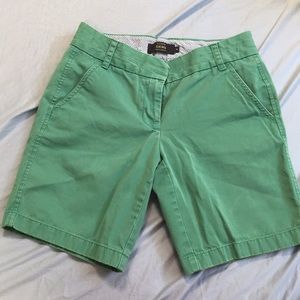 J. Crew Green Shorts